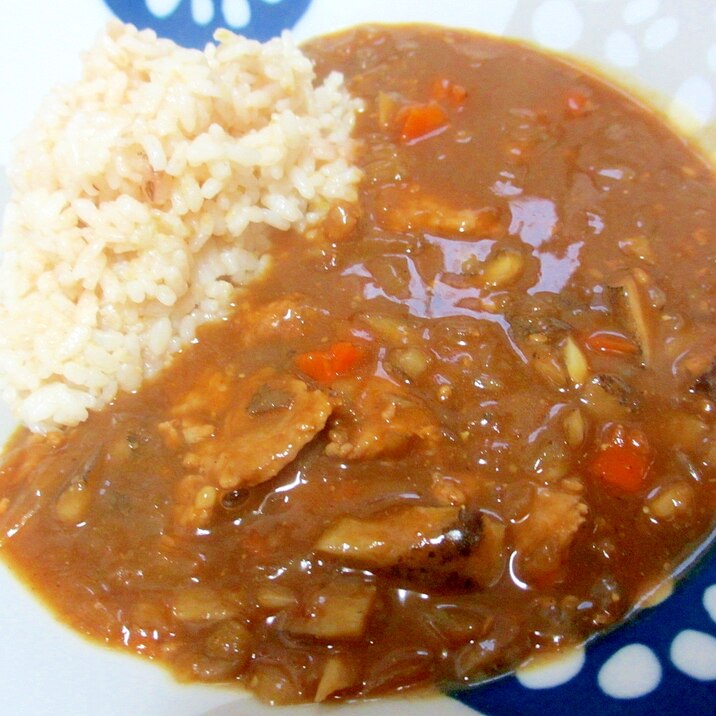 簡単ゴボウミンチカレー